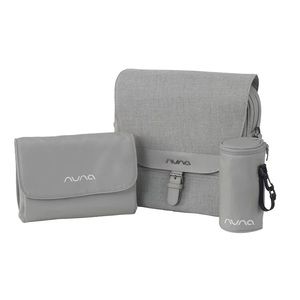 NEW IN BOX Nuna Diaper Bag in Frost (Grey)